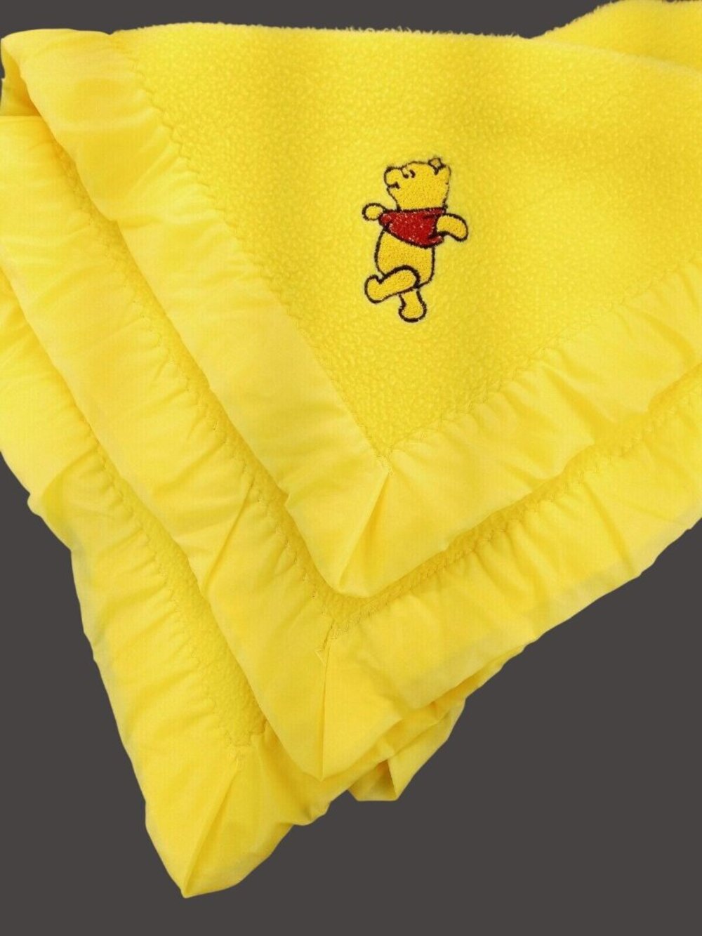 Winnie The Pooh Acrylic Baby Blanket Vintage Sears